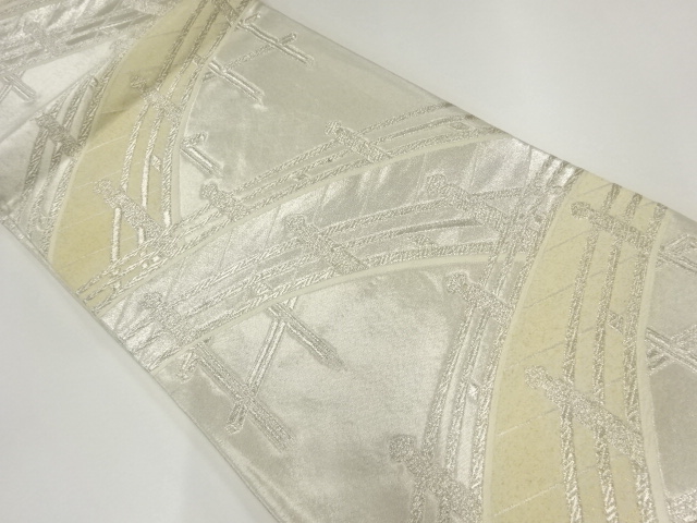 アンティーク　橋模様織出し袋帯（材料）